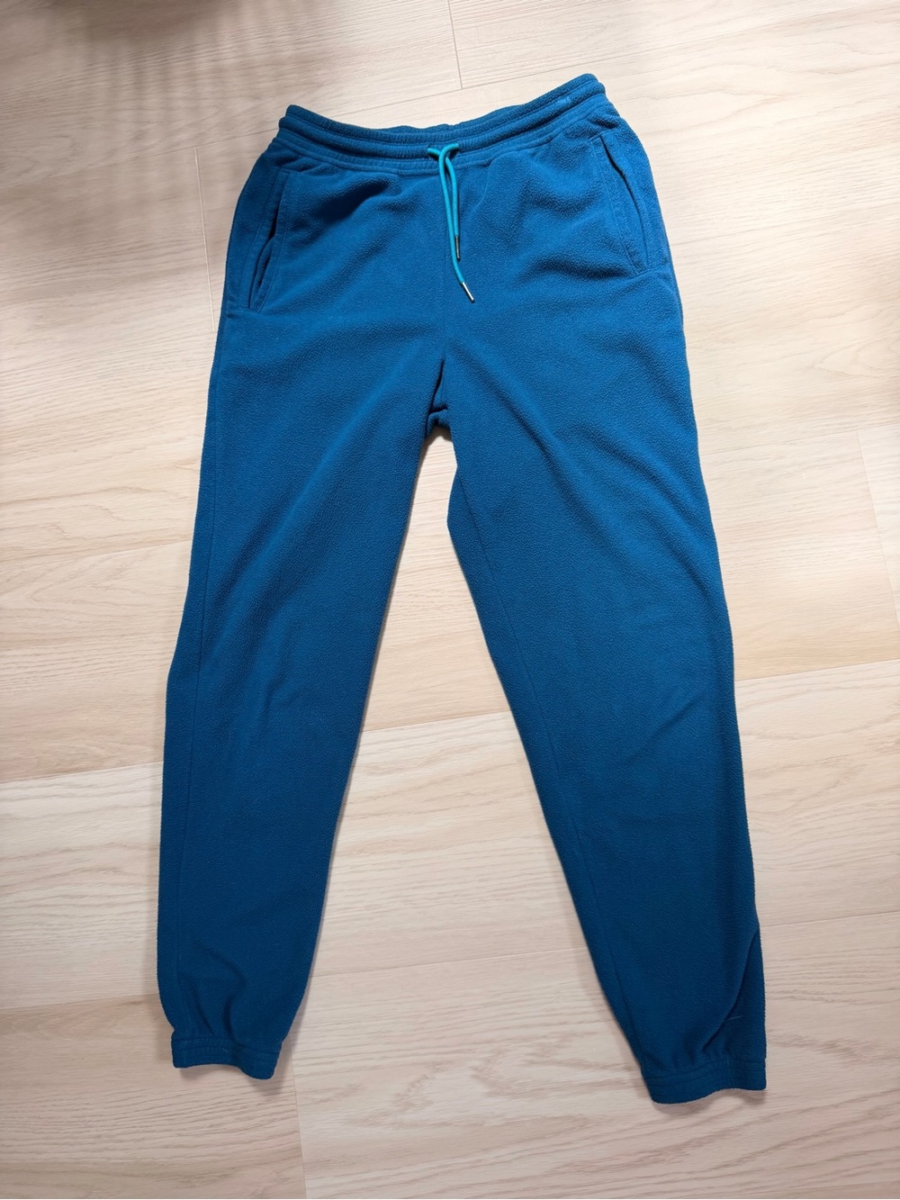 Patagonia Women’s Micro D Joggers Blue Fleece Size S